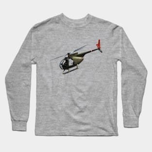 OH-6A Cayuse LOACH / Scout Helicopter Long Sleeve T-Shirt